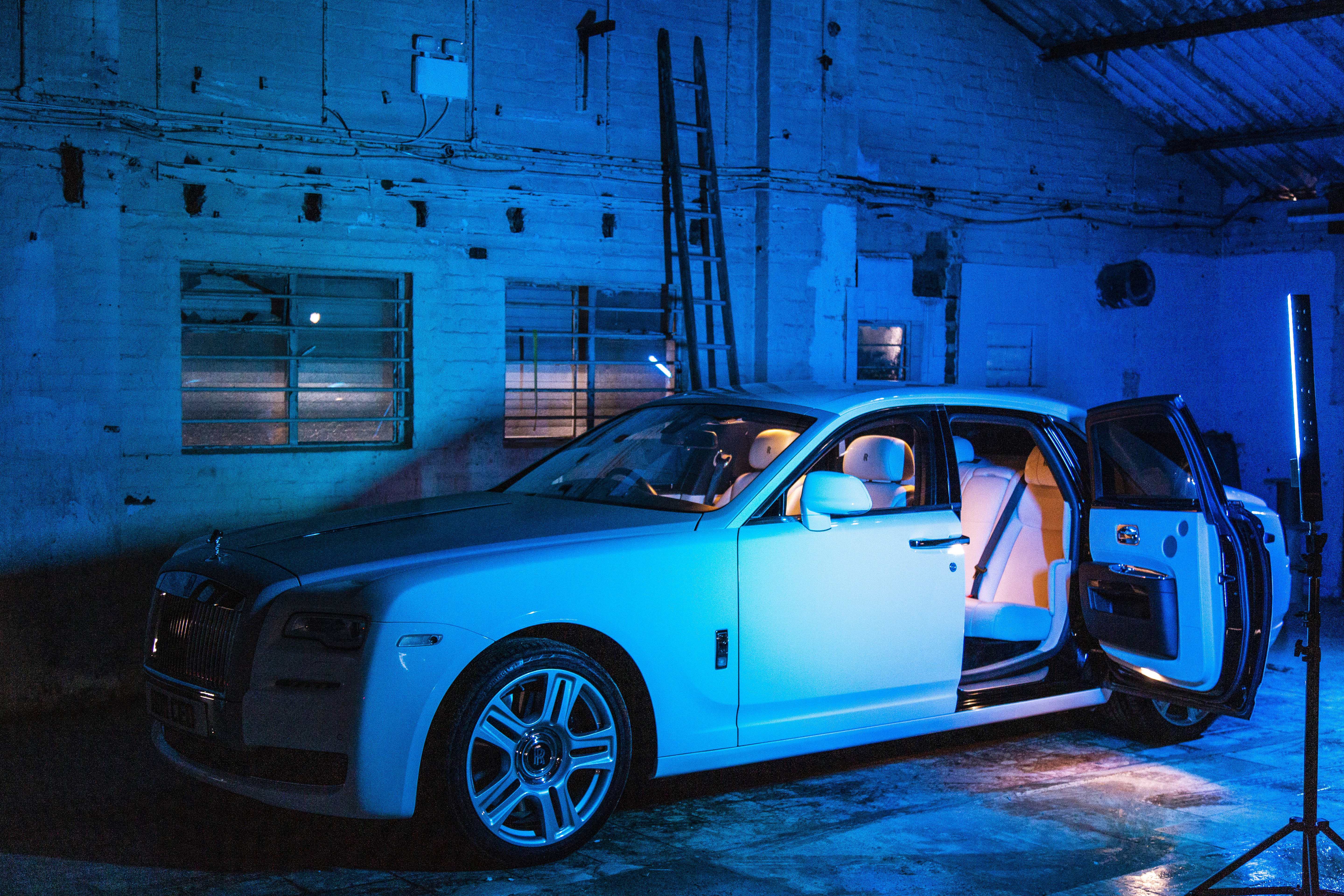 Ghost studio blue neon
